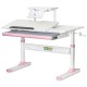 Парта ErgoKids з полицею Pink (TH-310 W/PN + BD-S30 PN)