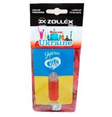 Ароматизатор для автомобіля Zollex UKRAINE New car (3931952)