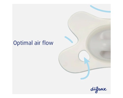 Пустушка Difrax Natural Uni, 0-6 міс (UN123 Raspberry)