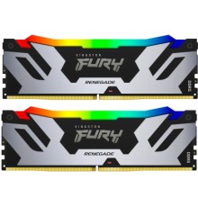 Модуль пам'яті для комп'ютера DDR5 96GB (2x48GB) 6400 MHz Renegade RGB XMP Kingston Fury (ex.HyperX) (KF564C32RSAK2-96)
