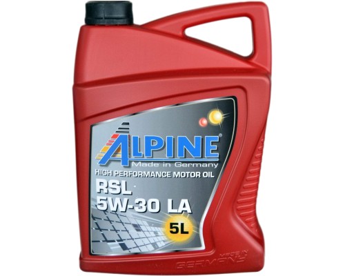 Моторна олива Alpine 5W-30 RSL LA 5л (0305-5)