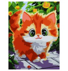 Картина по номерам Santi Руде кошеня 30*40 см ©irinika_art (954731)