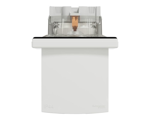 Розетка Schneider Electric ASFORA з кришкою IP44, біла (EPH3100321)