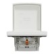 Розетка Schneider Electric ASFORA з кришкою IP44, біла (EPH3100321)