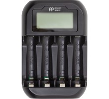 Зарядний пристрій для акумуляторів PowerPlant PP-UN4 (AA, AAA / input microUSB DC 5V/2A) (PP-UN4) 