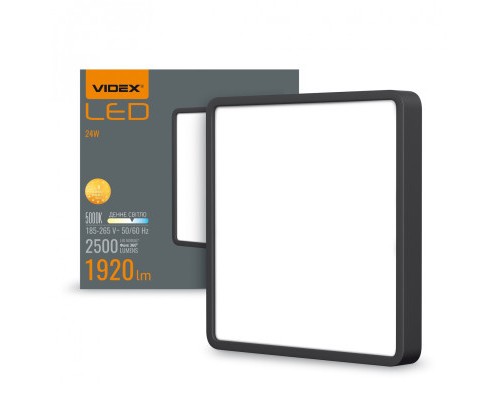 Світильник Videx 24W 5000K Black (VL-DLSS-245B)