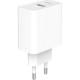 Зарядний пристрій Gembird USB-A + Type-C (PD20W + QC3.0 18W) white (TA-UC-PDQC20-01-W)