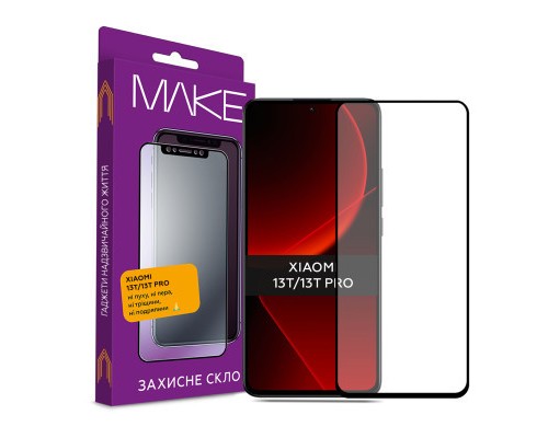 Скло захисне MAKE Xiaomi 13T/13T Pro (MGF-X13T)