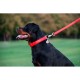 Повідок для собак WAUDOG Glamour шкіряний M-XXL червоний (33763)