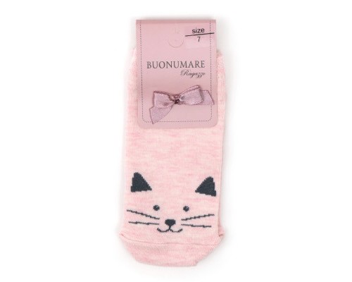 Шкарпетки дитячі BNM з котиком (M0C0201-0141-7G-pink)