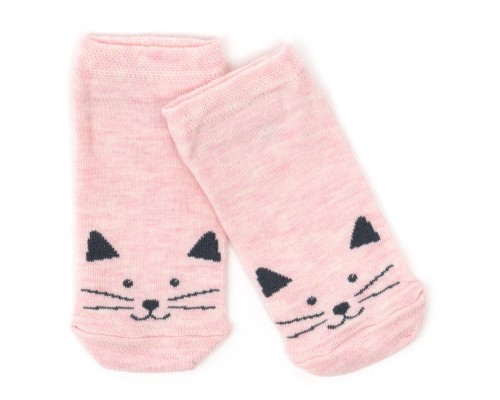 Шкарпетки дитячі BNM з котиком (M0C0201-0141-7G-pink)