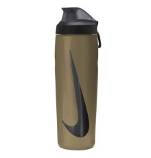 Пляшка для води Nike Refuel Bottle Locking Lid 24 OZ золотистий, чорний 709 мл N.100.7668.728.24 (887791745446)