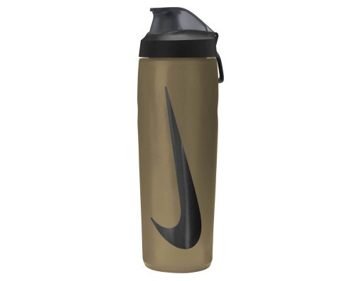Пляшка для води Nike Refuel Bottle Locking Lid 24 OZ золотистий, чорний 709 мл N.100.7668.728.24 (887791745446)