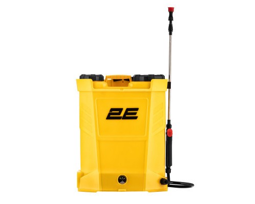 Обприскувач 2E AquaSpray 16LR 16л, 12В, 1х8Ah, 4.5бар, 2.9л/хв, 4.9кг, вольтметр (2E-16LBS)