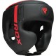 Боксерський шолом RDX F6 KARA Matte Red M (HGR-F6MR-M)