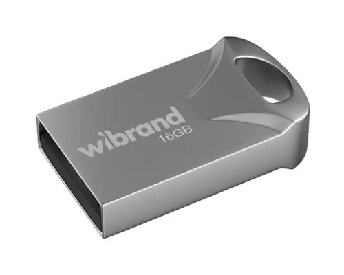 USB флеш накопичувач Wibrand 16GB Hawk Silver USB 2.0 (WI2.0/HA16M1S) 
