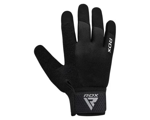 Рукавички для фітнесу RDX W1 Full Finger Plus Black M (WGA-W1FB-M+)
