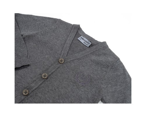 Кофта дитяча Na в'язана на ґудзичках (AFB 1211-152B-gray)