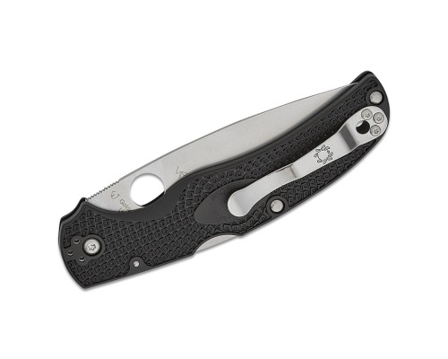 Ніж Spyderco Native Chief Satin BD1N Serrated Black FRN (C244PSBK)