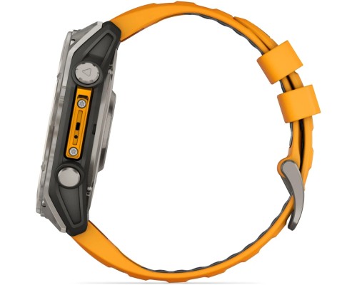 Смарт-годинник Garmin fenix 8 51mm, AMOLED, Saph, Ti/Bare/Grpht, SparkOrg/GrphtBd, (010-02905-11)