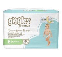 Підгузки Giggles Premium 6 Extra Large 15 + кг 20 шт (8680131206926)