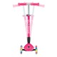 Самокат Globber Primo Foldable Lights колеса з підсвіткою до 50 кг 3+ Рожевий (432-110-3)