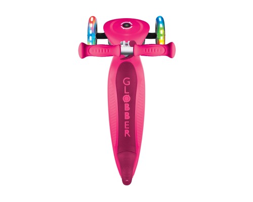 Самокат Globber Primo Foldable Lights колеса з підсвіткою до 50 кг 3+ Рожевий (432-110-3)