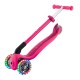 Самокат Globber Primo Foldable Lights колеса з підсвіткою до 50 кг 3+ Рожевий (432-110-3)