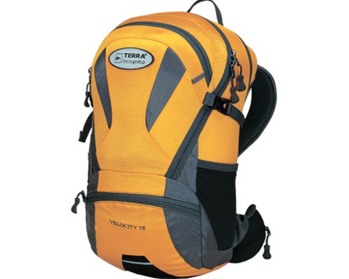Рюкзак туристичний Terra Incognita Velocity 16 жёлтый/серый (4823081503873)