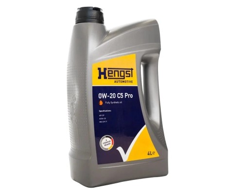 Моторна олива HENGST 0W-20 C5 Pro S, 4л (870800000)