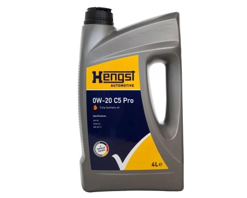 Моторна олива HENGST 0W-20 C5 Pro S, 4л (870800000)