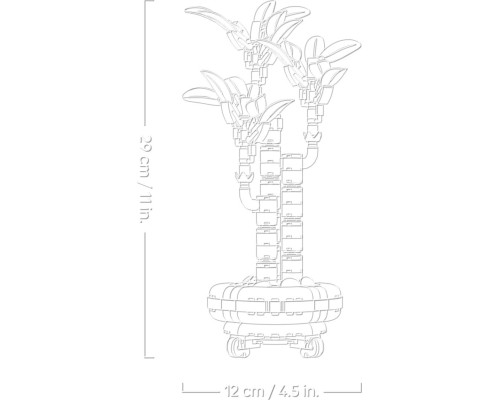Конструктор LEGO Botanicals Бамбук щастя (10344)