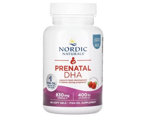 Жирні кислоти Nordic Naturals ДГК (докозагексаєнова кислота) для вагітних, смак до (NOR-01753)