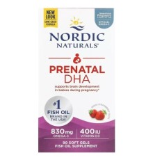 Жирні кислоти Nordic Naturals ДГК (докозагексаєнова кислота) для вагітних, смак до (NOR-01753)