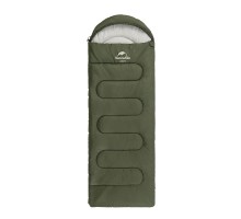 Спальний мішок Naturehike Y150L NH21MSD08, лівий, темно-зелений (6975641888758)