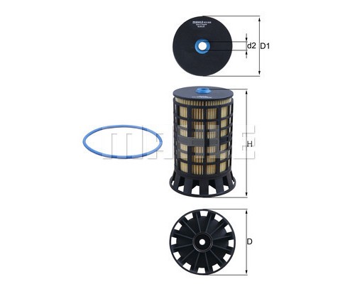 Фільтр паливний Mahle KX606D