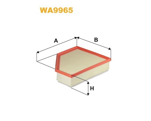 Повітряний фільтр для автомобіля Wixfiltron WA9965