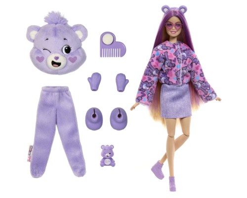 Лялька Barbie Cutie Reveal Care Bears Ведмедик Щедрівка (JCN94)