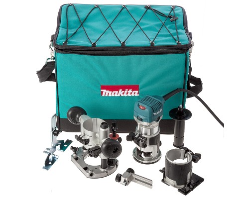 Фрезер Makita RT0702CX2 710ВТ, цанга 6 та 8мм, 10000-34000об/хв (RT0702CX2)