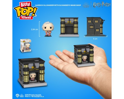 Фігурка Funko Pop набір Bitty Pop! Town серії Гаррі Поттер - Олівандер і крамниця чарівних паличок (83627)