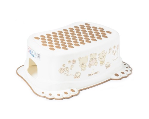 Підставка дитяча Tega Baby Teddy Bear антиковзка white pearl (MS-017-118)