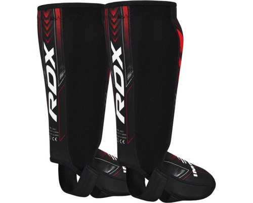 Захист гомілки і стопи RDX Neoprene Shin Instep IMMAF-1-Red L (SGN-IMF-1R-L)