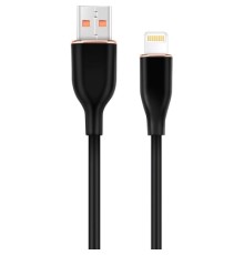 Дата кабель USB 2.0 AM to Lightning 1.5m 2.1A Cablexpert (CC-USB2S-AM8PM-1.5M-BK)