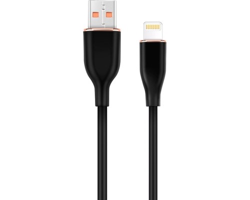 Дата кабель USB 2.0 AM to Lightning 1.5m 2.1A Cablexpert (CC-USB2S-AM8PM-1.5M-BK)