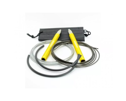 Скакалка MadMax MFA-286 Speed jump rope швидкісна Жовта (MFA-286-YEL-U)