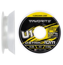 Флюорокарбон Favorite U1 FC 10m 12/0.57mm 44.0lb/19.98kg (1693.11.89)