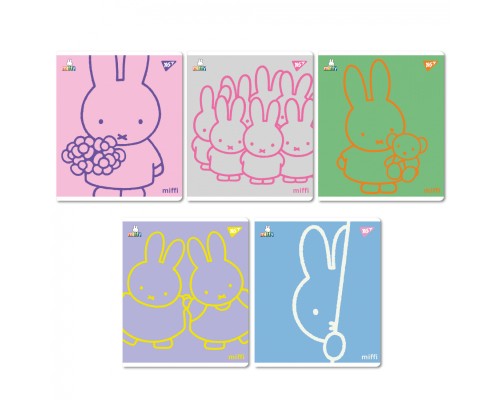 Зошит Yes Miffy 12 аркушів коса лінія (767501)