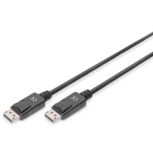 Кабель мультимедійний DisplayPort to DisplayPort 3.0m UHD 4K M/M Black Digitus (AK-340100-030-S)
