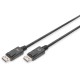Кабель мультимедійний DisplayPort to DisplayPort 3.0m UHD 4K M/M Black Digitus (AK-340100-030-S)