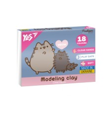 Пластилін Yes Pusheen 18 кольорів 360 г (540695)
